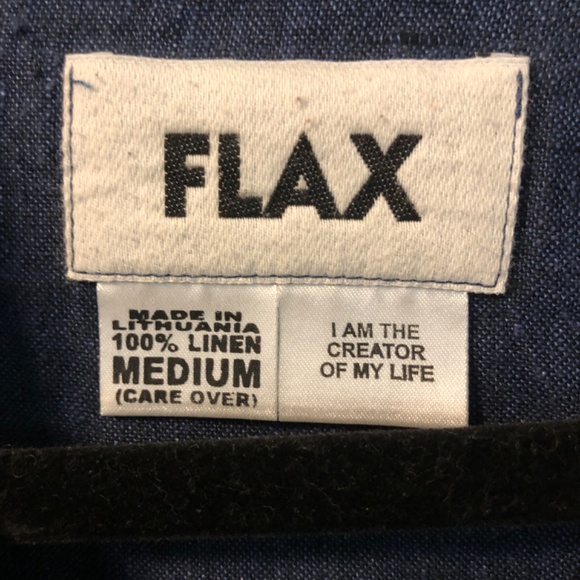 Flax linen utility casual blazer - Picture 3 of 3